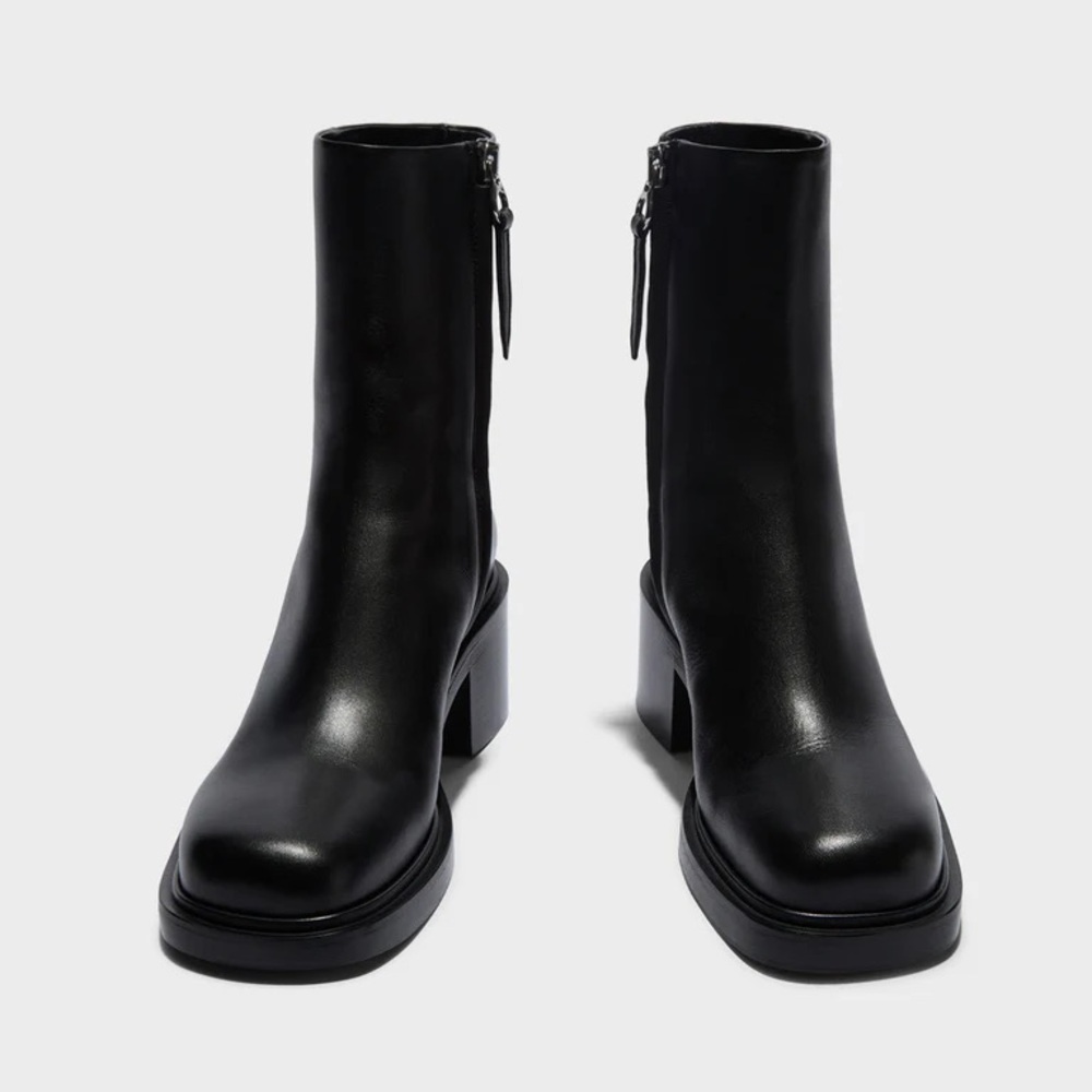 Aeyde Teddy Block Heel Boots - Picture 4 of 6